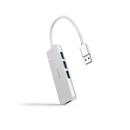 Hub Nanocable USB-A 3.0 a 4xUSB-A 3.0 Gris (10.16.4602)