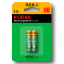 Kodak Pila Recargable AAA KAAAHR-2 650mA NiMh Pack 2 uds Alcalina