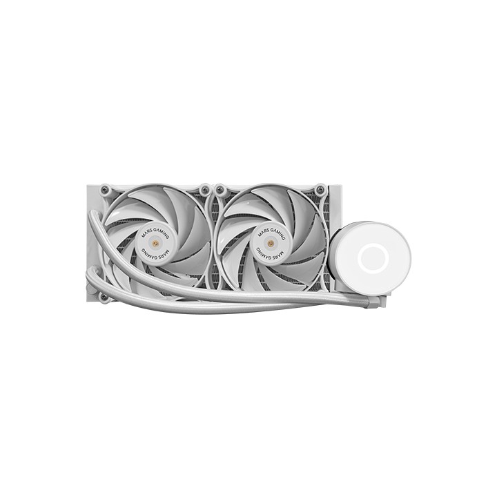 Ref. Líq. Mars Gaming FRGB 450W Blanca (MLPRO240W)