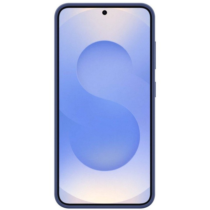 Samsung Funda de Silicona Azul para Galaxy S25