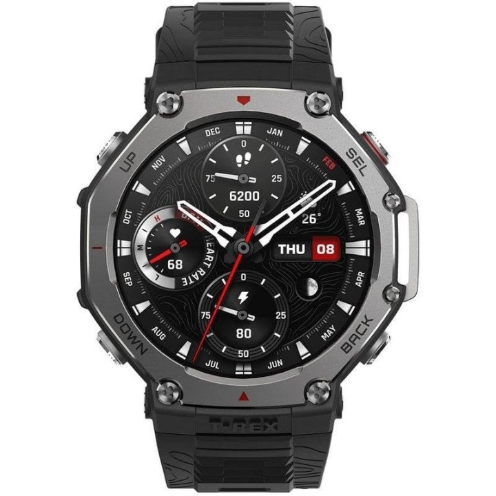 Amazfit T-Rex 3 Reloj Smartwatch AMOLED 2000nits GPS Mapas Control por Voz con IA Negro Onyx