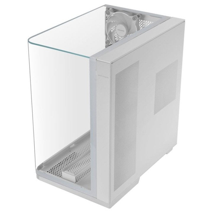 Mars Gaming Mc-infinio Caja Pc Atx Cristal Templado Curvado 2x Ventiladores Argb 120mm Usb-c Blanco