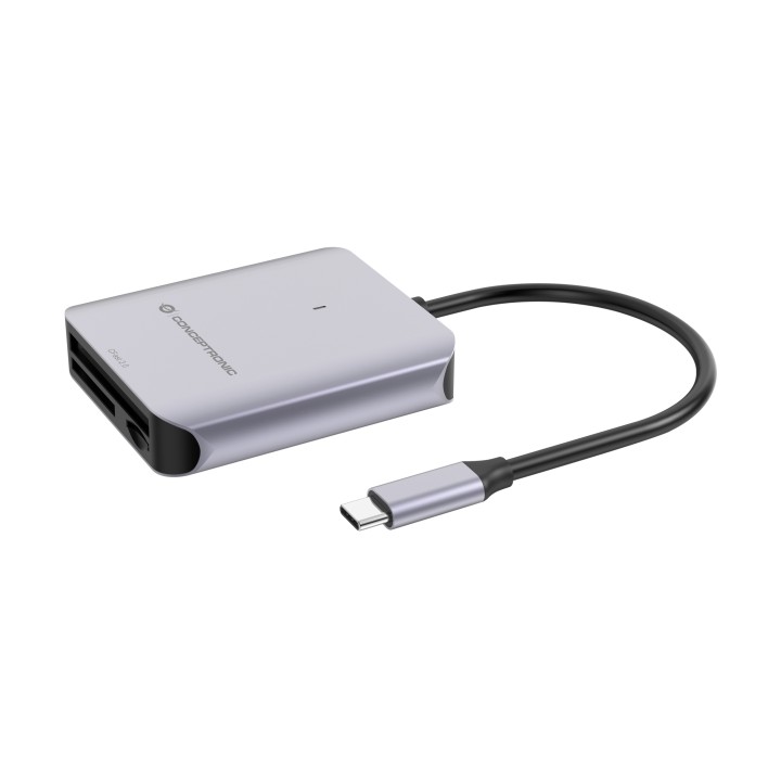 Lector Tarjetas CONCEPTRONIC USB-C 3.1 Gris (BIAN09G)