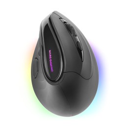 Ratón Vertical Mars Gaming RF BT 8400dpi Negro (MMSK)