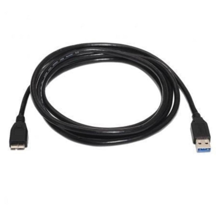 Cable AISENS A105-0043 USB 3.0 A a Micro B 1m Negro