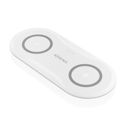 Estación Carga AISENS Qi 2en1 USB-C (ASCH-15W2WC059-W)