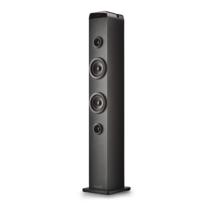 Torre de Sonido NGS 80W BT/USB Negra (SKYCHARMPRO)