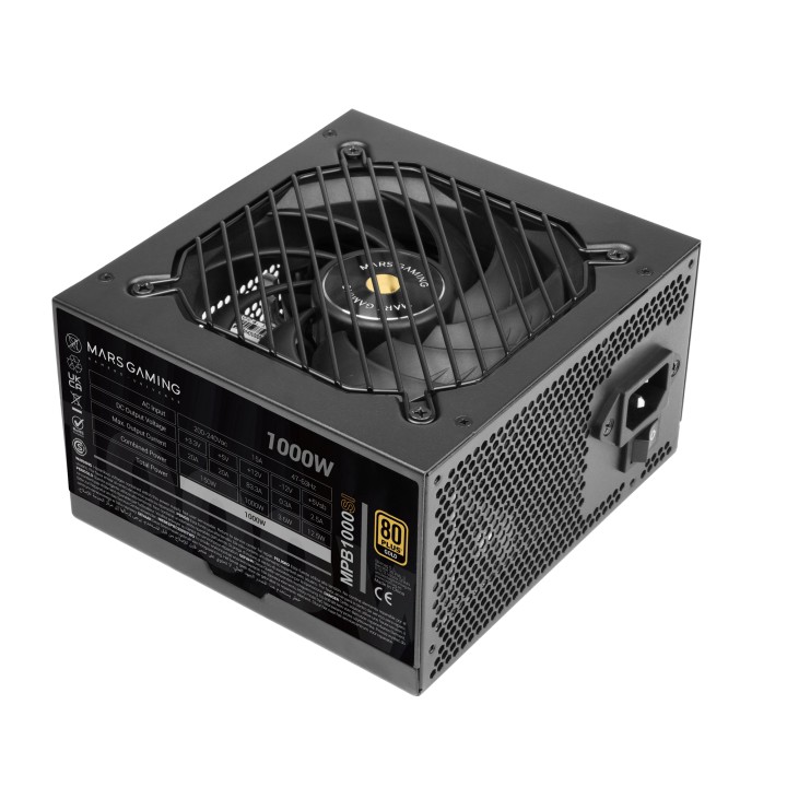 Fuente Mars Gaming ATX 1000W 80+ Bronze (MPB1000SI)