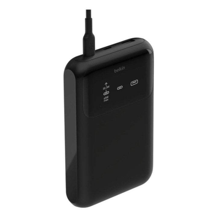 Banco de energía Belkin BoostCharge Pro 20000 mAh 1x USB-A 2x USB-C Pantalla Negro