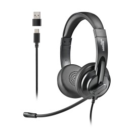Auric+Micro NGS Circumaurales USB-C Negros (VOX605USBC)