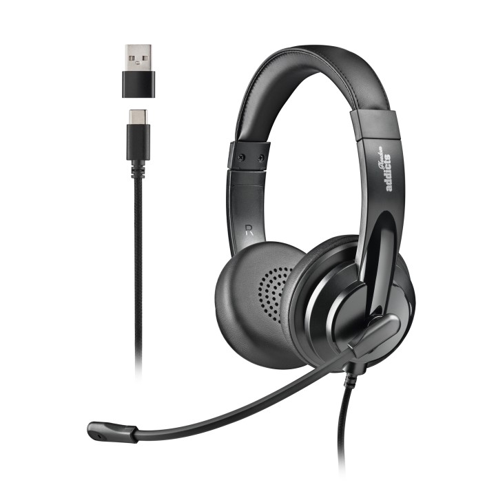 Auric+Micro NGS Circumaurales USB-C Negros (VOX605USBC)