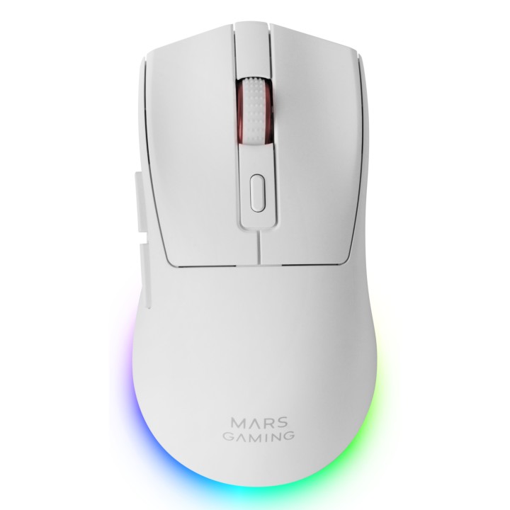 Ratón Mars Gaming RF Wireless BT 14400dpi Blanco(MMT3W)