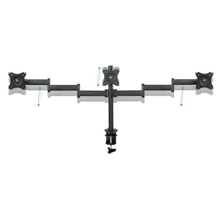 TooQ DB1327TN-B Soporte Monitor 3 Brazos hasta 27"