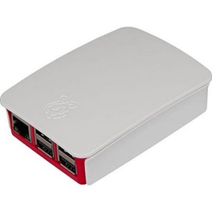 Raspberry Carcasa Blanca/Roja para Raspberry Pi 4