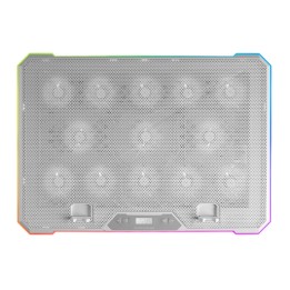 Base Refrigeracion MARS GAMING 17" ARGB Blanco(MNBC13W)