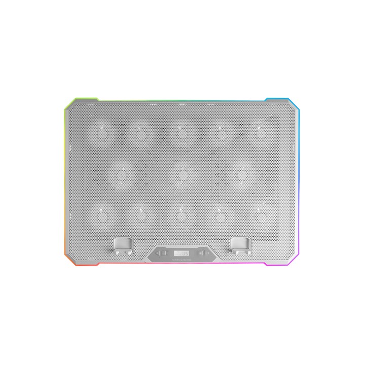 Base Refrigeracion MARS GAMING 17" ARGB Blanco(MNBC13W)