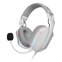 Auric+Micro Mars Gaming RGB 3.5mm USB-A Blanco (MHPROW)