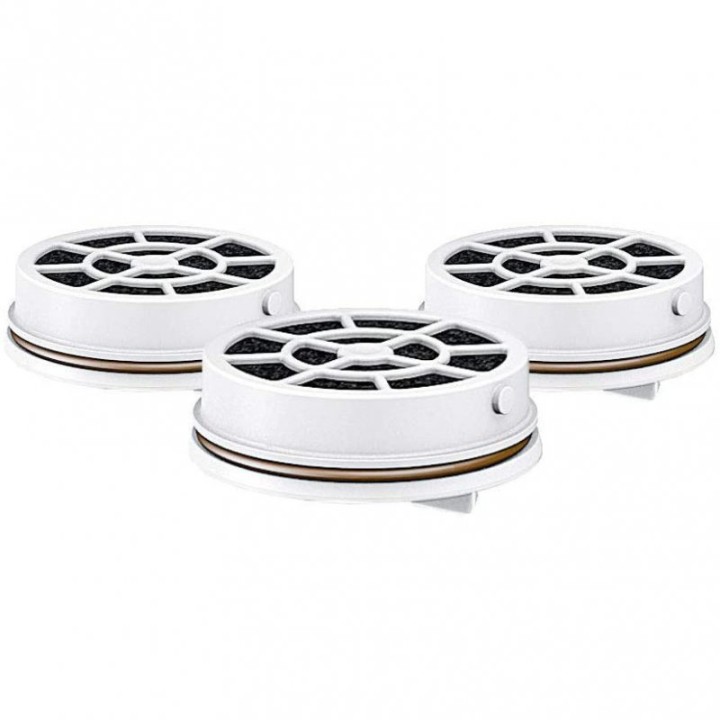 Laica Fast Disk Pack 3 Filtros de Carbono para Botella Filtrante Flown go