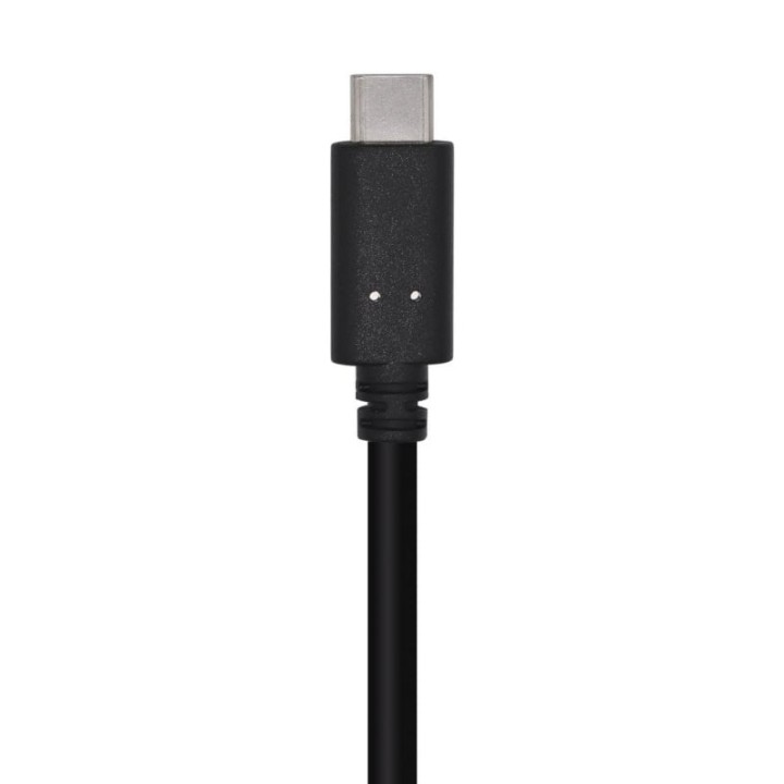 Aisens Cable USB 3.1 a USB-C Macho/Macho 1.5m Negro