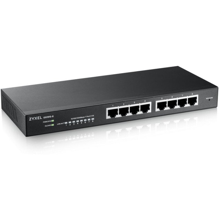 Zyxel GS1915-8 Switch Gestionado L2 8 Puertos Gigabit Ethernet