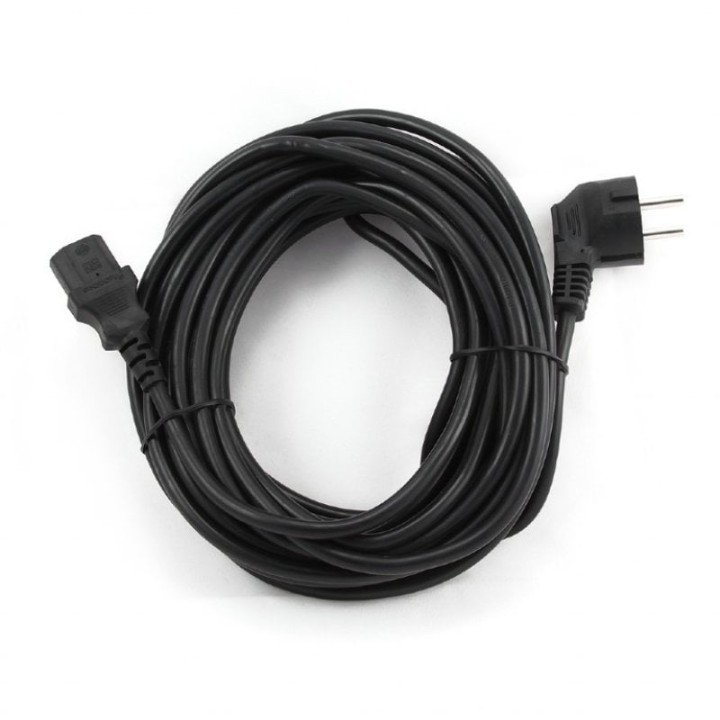 Gembird PC-186-VDE-3M Cable de Alimentación Schuko a C13 3m Negro