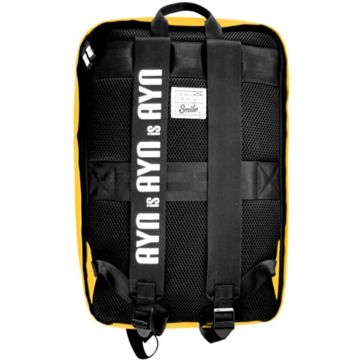 Smile Akira Mochila para Portátil hasta 16" Impermeable Antirrobo Amarilla