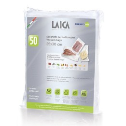 Laica VT3510 Bolsas para Envasar al Vacío 25x30cm Pack 50 Unidades