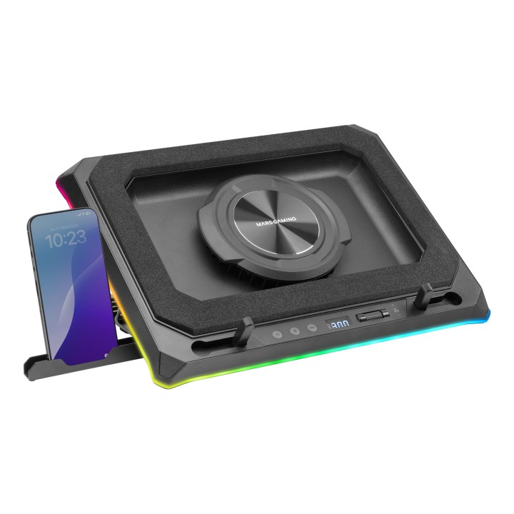 Base Refrigeración Mars Gaming 18" RGB USB (MNBCULTRA)
