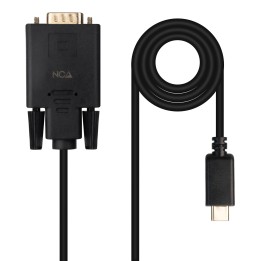 Conversor Nanocable USB-C/M a VGA/M 1.8m (10.15.5202)