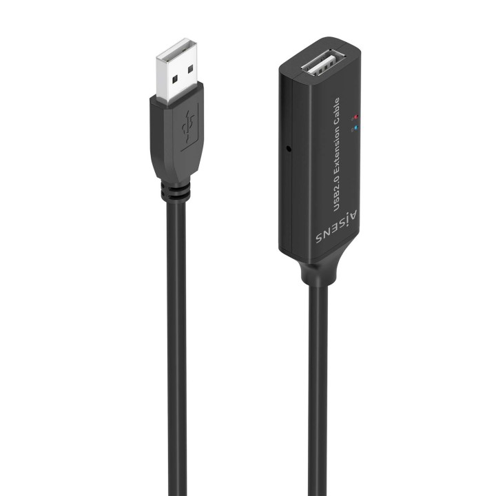 Cable AISENS USB-A/M a USB-A/H 15m Negro (A101-0916)