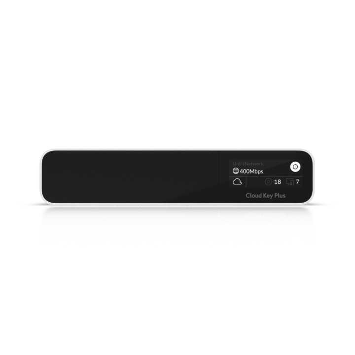 Barebone Ubiquiti CloudKey Plus ARM Cortex Aluminio MicroSD OLED Rack/Desktop