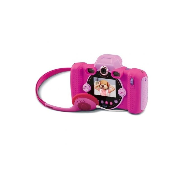 Cámara Digital Infantil VTech Kidizoom Duo FX Rosa 8MP Zoom Óptico 4x Selfies Juegos