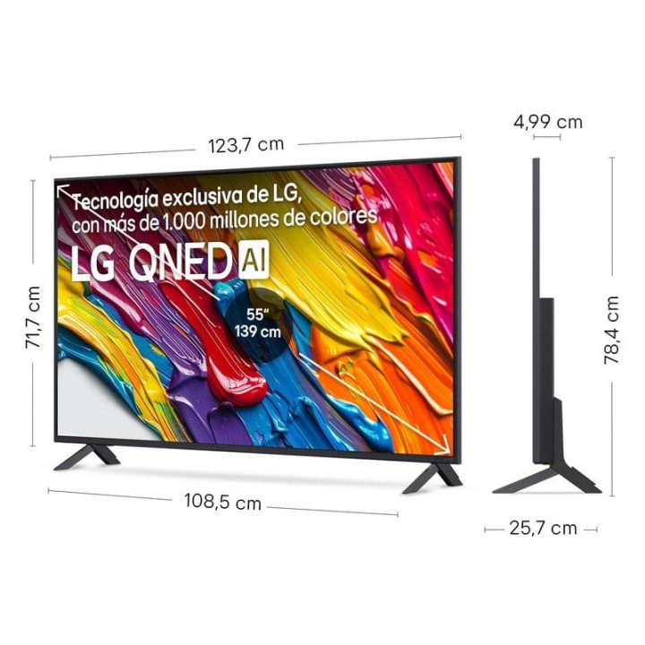 LG QNED 55QNED82A6B 55" 4K Ultra HD Magic Remote, HDMI 2.1, AI Sound Pro