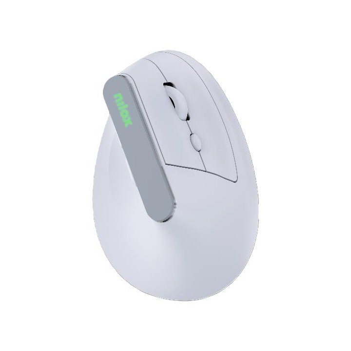 Ratón Vertical NILOX Wireless Blanco (NXMOEVR01W)