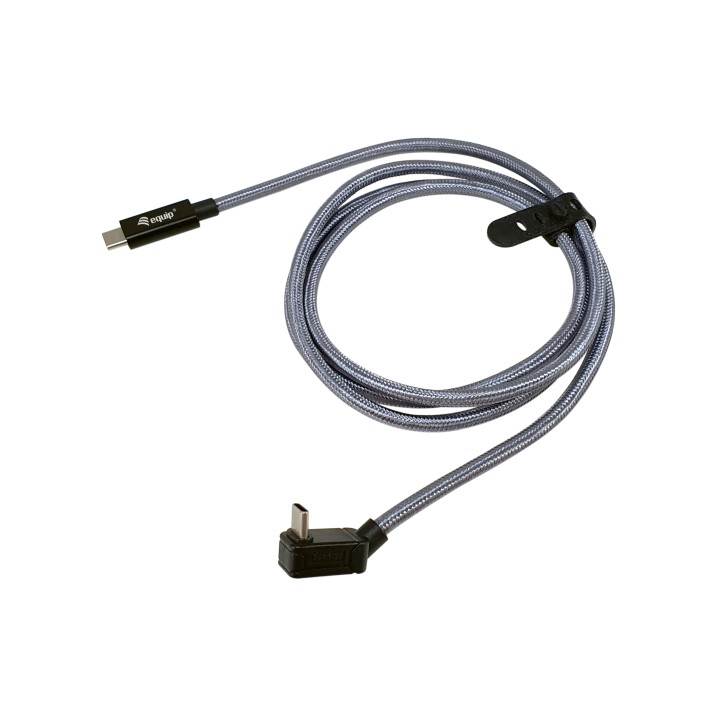 Cable EQUIP USB-C/M a USB-C/M 2m Negro (EQ128422)