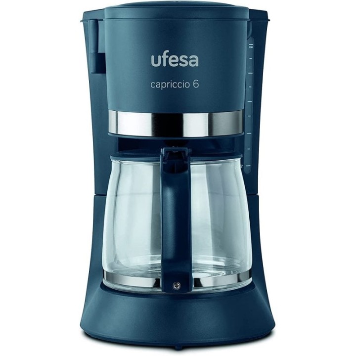 Ufesa CG7114 Capriccio Cafetera de Goteo 6 Tazas Negra