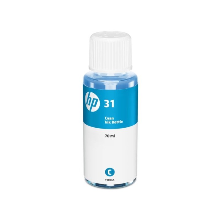 Botella de Tinta Original HP 31 Cian