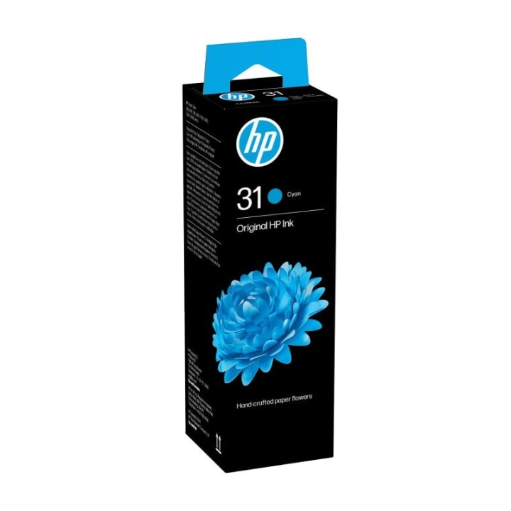 Botella de Tinta Original HP 31 Cian