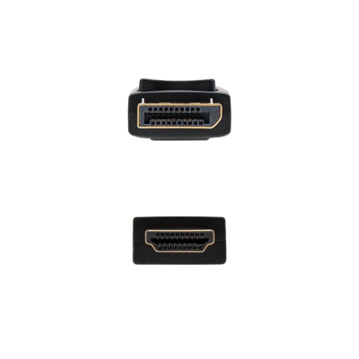 Nanocable Cable Conversor Displayport a HDMI Macho/Macho 1.5m Negro