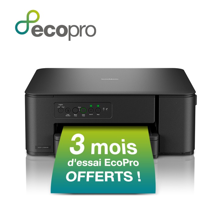 Multif BROTHER InkJet A4 Color WiFi Negra (DCP-J1260W)
