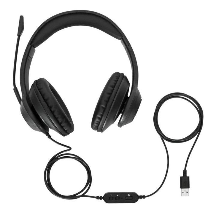 Targus AEH102GL Auriculares con Micrófono USB Negros
