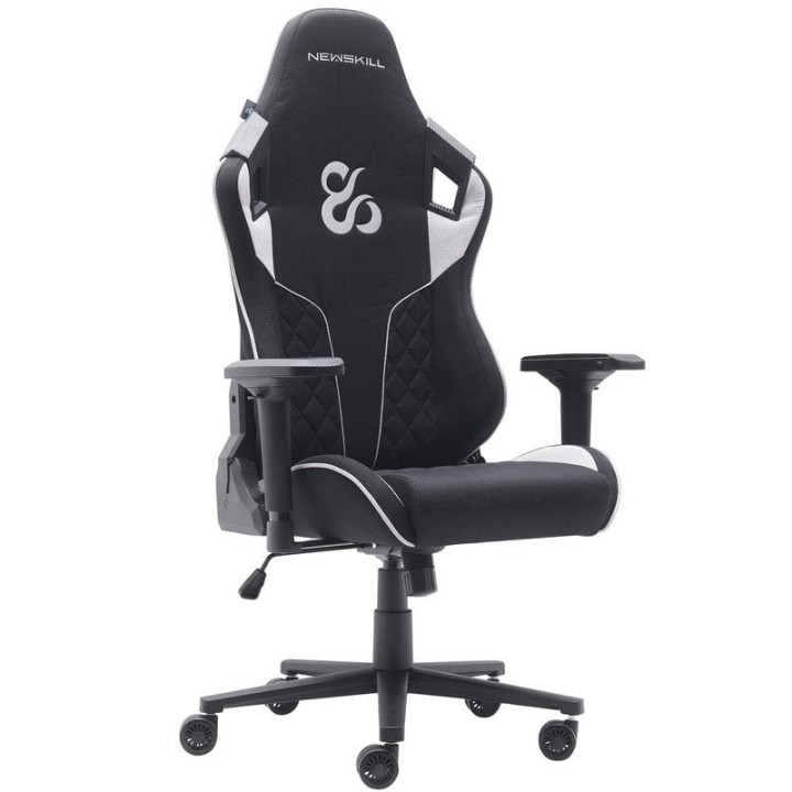 Newskill Takamikura V2 Silla Gaming Tela Transpirable Reclinable 180°con Reposabrazos 4D Gris