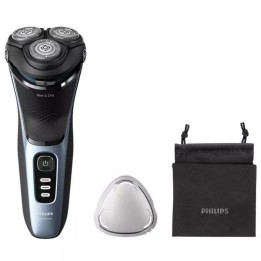 Afeitadora Facial Philips Shaver Series 3000 S3243/12 Inalámbrica 60min Seco y Mojado Cabezales Flexibles Carga Rápida
