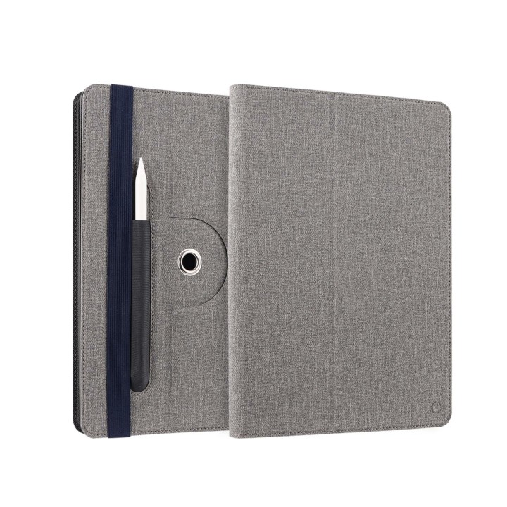 Funda CELLY Tablet 9"-11" Gira Gris (UNIROTTAB11GR)
