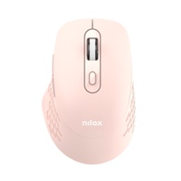 Ratón NILOX RF Wireless/BT 1600dpi Rosa (NXMODWI03)