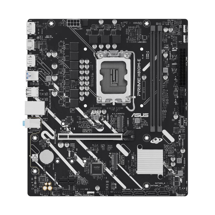 ASUS PRIME H810M-E-CSM: (1851) DDR5 SATA6 M.2 HDMI mATX
