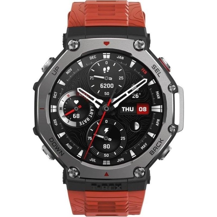 Amazfit T-Rex 3 Reloj Smartwatch AMOLED 2000nits GPS Mapas Control por Voz con IA Lava