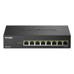 Switch D-Link 8xRJ45 PoE 290W Negro (DMS-108P/E)