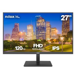 Monitor NILOX 27" IPS FHD 120Hz Negro (NXM27FHD1204)