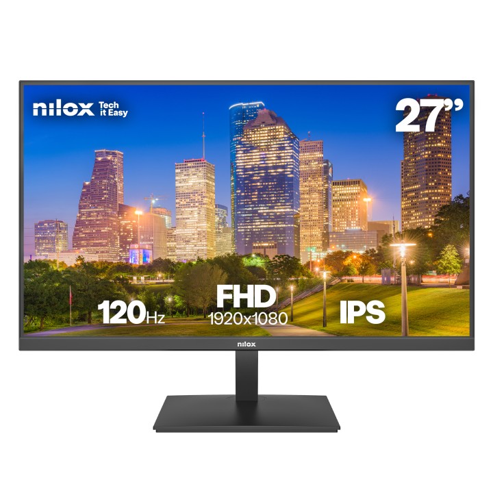 Monitor NILOX 27" IPS FHD 120Hz Negro (NXM27FHD1204)